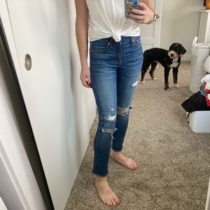 Madewell High Rose Skinny Jeans